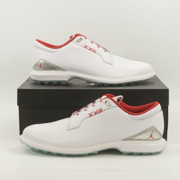 Jordan ADG 5 \'White Fire Red\' FQ6642-101 Golf Cleats size 14 main image 9